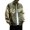 Green, variant on Men Suede Baseball Coat Stand Collar Long Sleeve Side Pockets Single Breasted Jacket Embroidery Letter Print Patchwork Color Outwear