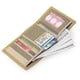 thumbnail image 4 of Type C JEMINAL 507 Men's Trifold Wear-resistant Canvas Wallets Cash Money Coin Pouch Card Bag, 4 of 5