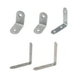 thumbnail image 2 of Riwesomey 2 unids/set soporte en forma de L de acero inoxidable soportes de esquina soporte de estante de ángulo con 8 Uds atornillado 4x16mm Type7 NO7 Riwesomey WJ3900-01B, 2 of 6