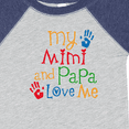 thumbnail image 4 of Inktastic Mimi and Papa Love Me Boys or Girls Baby Bodysuit, 4 of 5