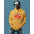 thumbnail image 2 of California 98 Sup Banner Hoodie Men -Image by Shutterstock, Male 3X-Large, 2 of 4
