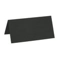 thumbnail image 1 of Uxcell Table Name Place Cards,25 Pack Favor Decor Foldable Blank Card, Black, 1 of 5