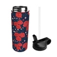 thumbnail image 2 of Sikiie Rose Flower Print 18OZ Insulated Straw Cup, Portable Leak-proof Sports Water Bottle, Stainless Steel Water Cup Suitable for Home and Outdoor, 2 of 8