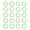 Green, variant on LAIQIEN 20 Pcs 25mm Metal Binder Rings Index Card Rings Bookbinding Rings for Organizing Documents Photo Albums And Crafts
