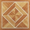 thumbnail image 1 of 12 x 12 Po Tivoli Bordure Classique Parquet Incrusté Vinyle Autocollant pour Plancher 45 Carreaux, Blanc - 45 Pi2, 1 of 1