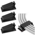 thumbnail image 1 of Cable Management Clip - Cable Clip with Strong Sticker, Large Clip for Under Desk Cable Management (21 Pcs) (Black), 1 of 4