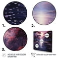 thumbnail image 3 of Designart "Pink Canal Serenitys Reflection painting" Canals Wall Art Living Room, 3 of 5