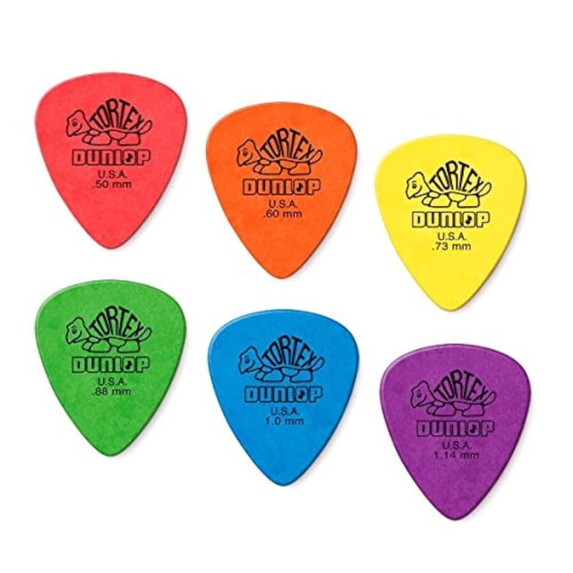 Púa Jim Dunlop Tortex Standard Variety Pack de 12 unidades