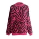 thumbnail image 5 of Suéter de cuello redondo para mujer, jersey de punto de color liso en contraste, jersey de cuello redondo, jersey de poliéster para mujer., 5 of 5