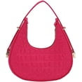 thumbnail image 1 of LHSHID Women’s Small Shoulder Bag Felt Soft Top Handle Y2k Underarm Bag Medium Tote Cute Dumpling Bag, 1 of 7