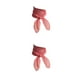thumbnail image 3 of Sonducket Bufanda de gasa, accesorios de vestir, adorno de niña de Color puro, pañuelo pequeño, pañuelo sencillo transpirable para mujer Melon rojo 2Conjunto, 3 of 6