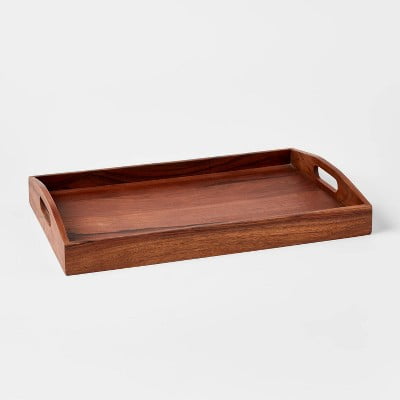 20" x 13" Wood Signature Serving Tray