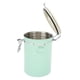 thumbnail image 3 of Recipiente hermético para café de acero inoxidable de grado alimenticio, color verde menta, con cuchara y rueda de fecha para té y nueces, 1,8 l, 3 of 14