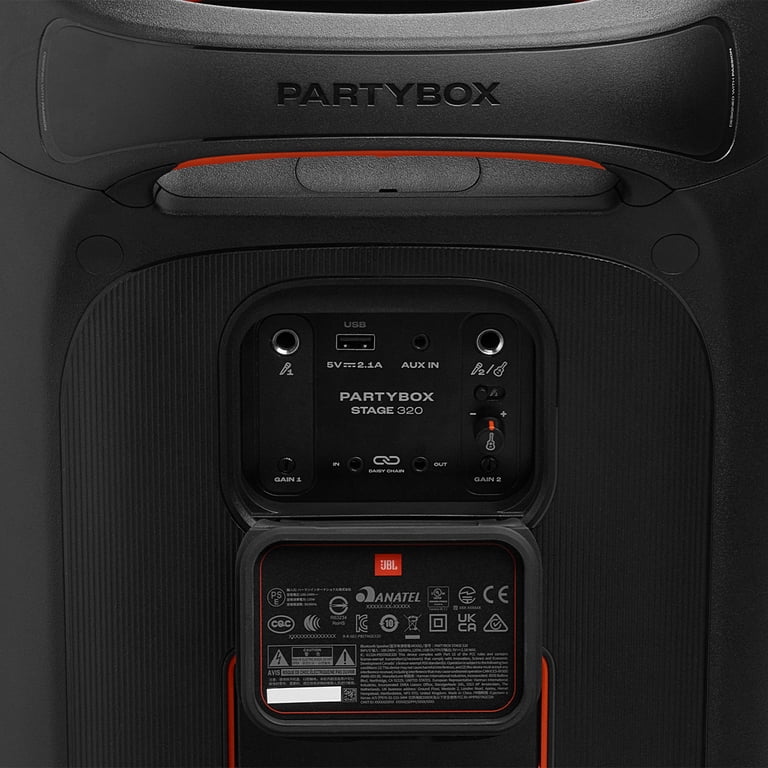 JBL PartyBox Stage 320 Portable Speaker with Wireless Microphones