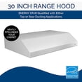 thumbnail image 3 of Broan-NuTone 30 in. Glacier Range Hood in White, 3 of 5