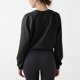 thumbnail image 3 of Ailaofu Women's Crewneck Cropped Pullover Sweatshirt Basic Long Sleeves Athletic Tops, 3 of 3