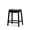 Espresso, variant on Saddle Stool in Two Sizes, Nail Head Trim Design / Suitable for Kitchen Decor, Long - lasting Use