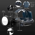 thumbnail image 3 of Rechargeable Led Headlamp For Adults, 90,000 Lumens Super Bright Headlamp 90 Adjustable 4 Modes Ipx5 Waterproof Usb Rechargeable Headlamp For Camping, 3 of 5