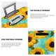 thumbnail image 3 of Fotbe Yellow Sunflowers With Green Leaves Funda Protectora para Equipaje, Antirrayones y Resistente a la Suciedad, Compatible con Maletas de 18 a 32 Pulgadas-Large, 3 of 7