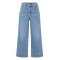 thumbnail image 5 of Straight Leg Jeans For Women Solid Color Button Front Denim Loose Fit With Pockets In An Ankle Length For A Relaxed Everyday Look Womens Jeans, 5 of 7