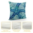 thumbnail image 4 of ONETECH Beach Pillow Covers Summer Outdoor Pillow Cases, Patio Furniture Decorative Cushion Covers Cushion Case for Couch Sofa Home Decoration, Blue Green, 4 of 5