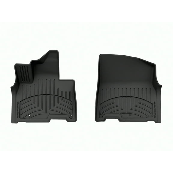 WeatherTech FloorLiner HP Custom Fit Floor Mats compatible with 2022-2026 Kia Carnival - 1st Row (Driver & Passenger), Black