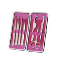 thumbnail image 1 of Paquete de 7 pinzas para cejas profesionales, juego de herramientas de extensión de pestañas postizas, juego de pinzas para cejas, recortador de cejas, pinzas para pestañas de acero inoxidab, 1 of 5