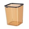 thumbnail image 2 of Boba de basura de la cocina del basurero de basura, contenedor de basura de cesta de papel residual de 15 litros para dormitorio, tocador, baño de naranja, 2 of 8