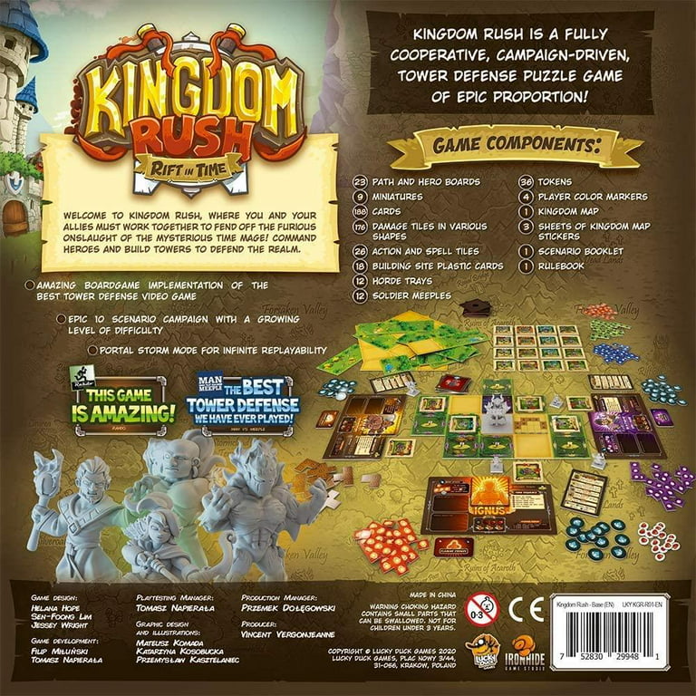 Kingdom Rush: Rift in Time Review - Board Game Quest