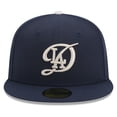 thumbnail image 2 of Men's New Era Navy Los Angeles Dodgers 2024 City Connect 59FIFTY Fitted Hat, 2 of 6
