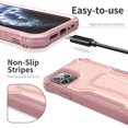 thumbnail image 2 of ExoGuard For iPhone 11 Pro Case, Phone Case with Screen Protector and Kickstand (Pink), 2 of 7