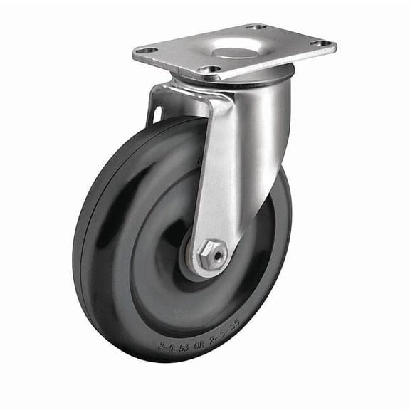 Colson Plate Caster,Swivel,3" Wheel Dia. 2.03356.52