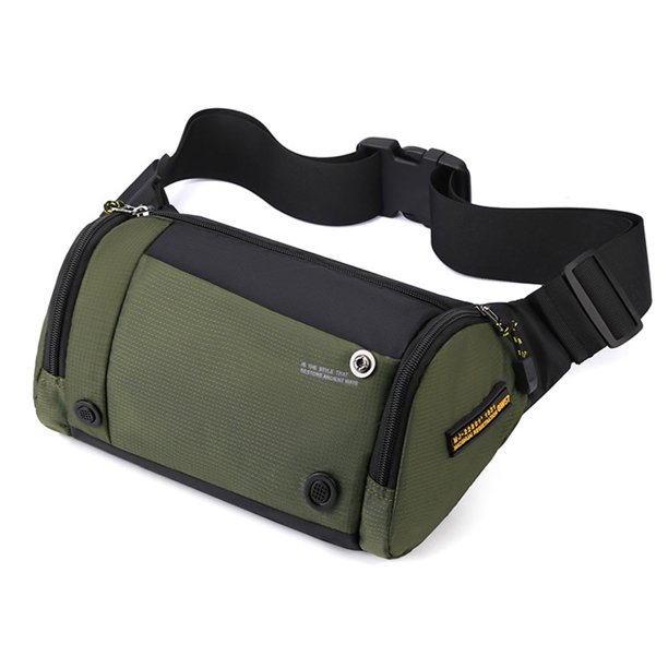 Nuevo bolso de pecho para hombre, bolso mensajero de gran capacidad, tendencia funcional, bolso de nailon.