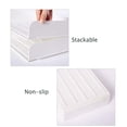 thumbnail image 4 of Bandejas de papel transparentes apilables HKeeper para escritorio Organi (paquete de 3), 4 of 8