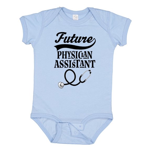 Inktastic Future Physician Assistant Childs Boys or Girls Baby Bodysuit