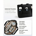 thumbnail image 4 of LOVEVOOK Puffer Tote Bag for Women,15.6in Laptop Work Tote with 40oz Cup Holder, Nurse Teacher Bag with Zip,10 Pockets, 4 of 8