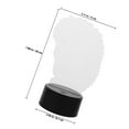 thumbnail image 2 of WEAVILUX Portable Light 3D Hedgehog Night Light Acrylic Multi 1Pcs Cute Lamps for Friends Wedding Occasion, 2 of 8