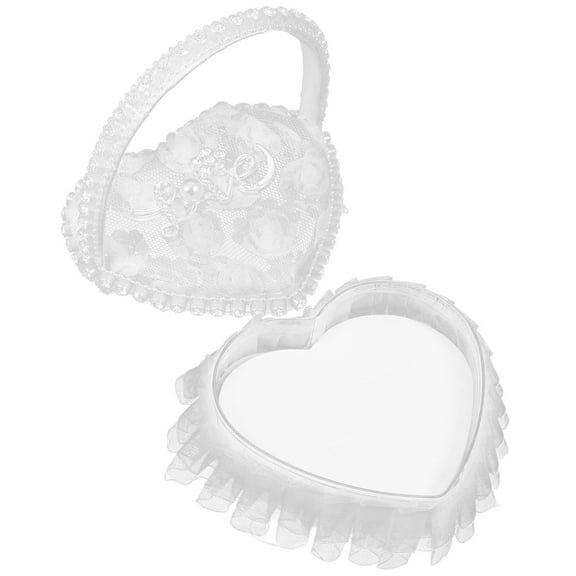 WEAVILUX Rings Bearer Holder Wedding Accessory Simple Elegant Design 1Pack