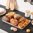 thumbnail image 4 of Norcho Serving Tray Set, 15" x 10" White Serving Platters for Party Supplies, 3 Pack Reusable Food Trays for Veggies, Snacks, Fruit, Cookies, Desserts, Kitchen & Pantry Organization, 4 of 10