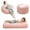 Pink, variant on YOSHOOT Bean Bag Chair Bed for Kids, Convertible Bean Bag Folds from Lazy Chair to Floor Mattress Bed, Machine Washable Corded Fabric, Stuffed Floor Sofa Couch for Boys and Girls, Pink