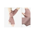 thumbnail image 3 of INSPIRE CHIC Fingerless Fleece Gloves Lightweight Warm Wrist Cover Short Arm Warmers One Size Dusty Rose, 3 of 6