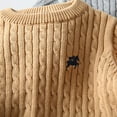thumbnail image 5 of Kiijoy Little Boys Casual Sweater Fall Winter Warm Crewneck Pullover Top, Sizes 5-6, 5 of 8
