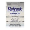 Refresh Optive Advance Triple Action Optical Drops, Unisex, 30ct, 3-Pack