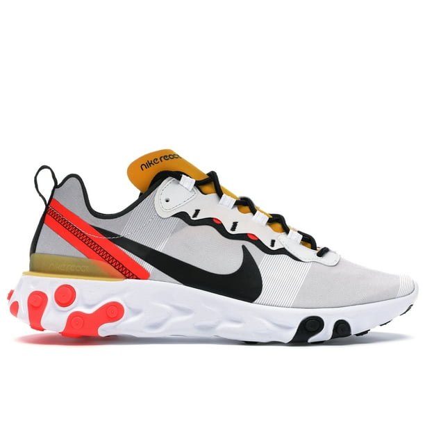 Nike Nike React Element 55 White Black Crimson Gold Bq6166 102 Walmart Com Walmart Com