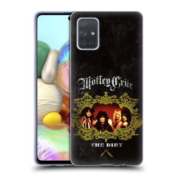 Head Case Designs Officially Licensed Motley Crue Key Art The Dirt Frame Soft Gel Case Compatible with Samsung Galaxy A71 (2019)