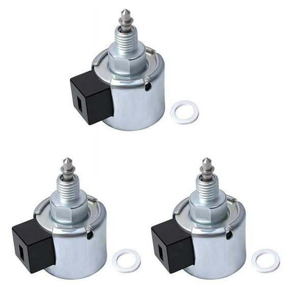 3X 846639 Shut-Off Solenoid Valve, Suitable for Lawn Garden Equipment Engines