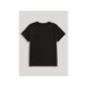 thumbnail image 3 of Camiseta estampada Calvin para mujer (1 pieza): Top informal de manga corta con cuello redondo en negro y estampado de letras. Cómoda prenda informal para el día a día. Estilo informal. Top elástico., 3 of 6