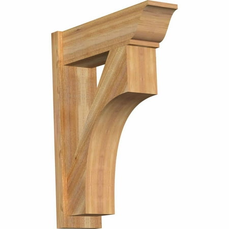 8 W x 26 D x 34 H Westlake Rough Sawn Traditional Outlooker Western Red Cedar