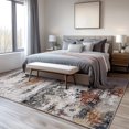 thumbnail image 6 of ASPILLOW 8'x10' Area Rugs for Living Room Washable Non-Slip Area Rugs Ultra-Soft Indoor Abstract Carpet Rust, 6 of 6