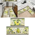 thumbnail image 1 of Hbdhejl Yellow Kitchen Rug Mat Spring Summer Kitchen Rugs Sets Of 2 Washable Kitchen Floor Mats For In Front Of Kitchen, 1 of 5